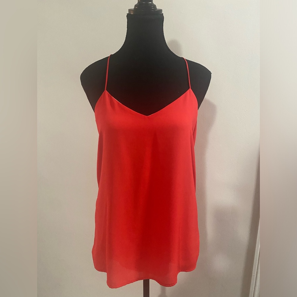 Super cute reddish/orange summer top.